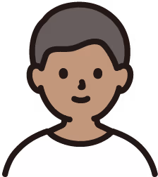 20代男性・留学生をイメージしたイラスト